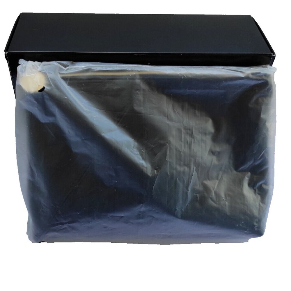 New YSL Yves Saint Laurent Cosmetics Glossy Makeup Purse Bag, Black - Picture 3 of 4